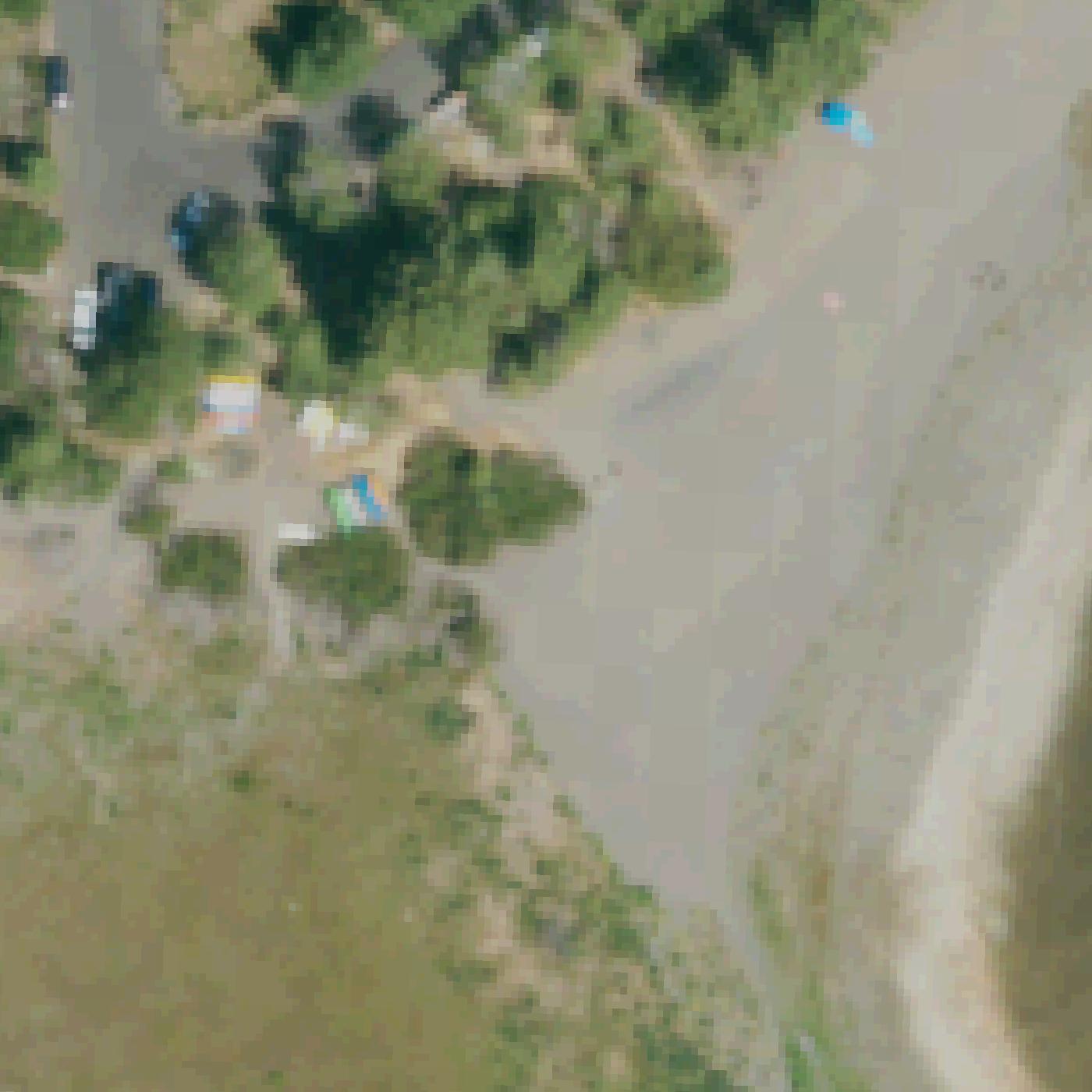 Aerial map of Lake Forest Beach
