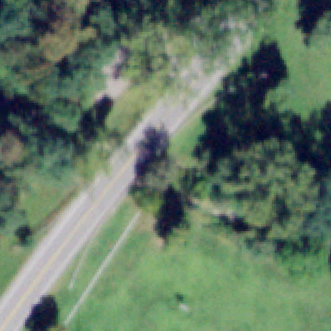 Aerial map of Lake Glass Beach