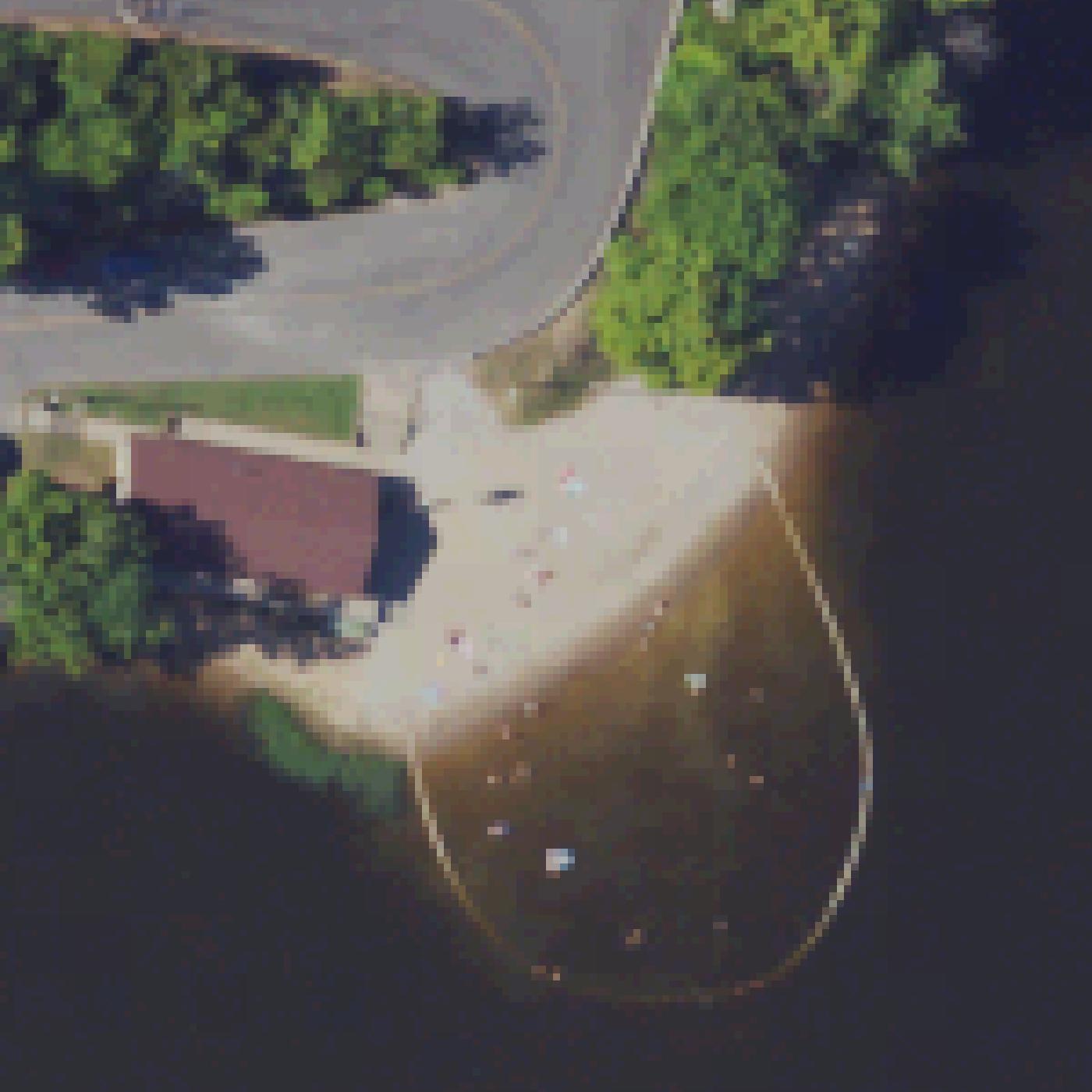Aerial map of Lake Malone State Park Beach