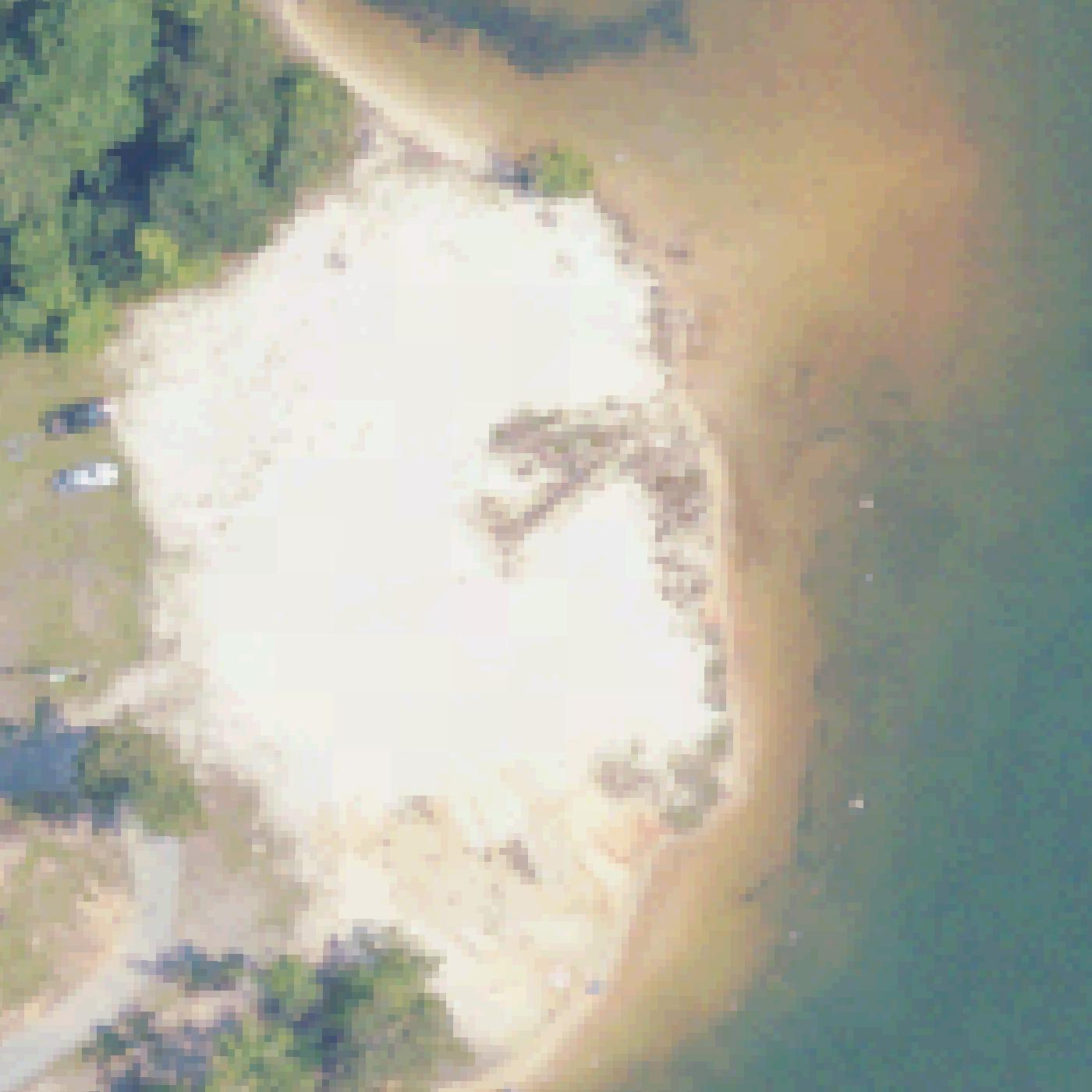 Aerial map of Lake Martin Beach