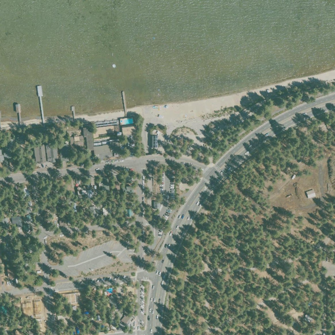 Aerial map of Lake shore
