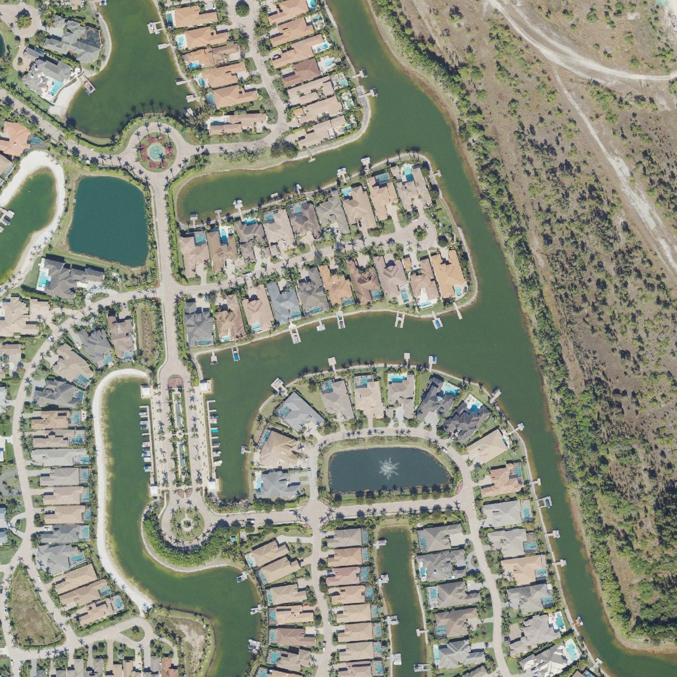 Aerial map of Lakefront Beach