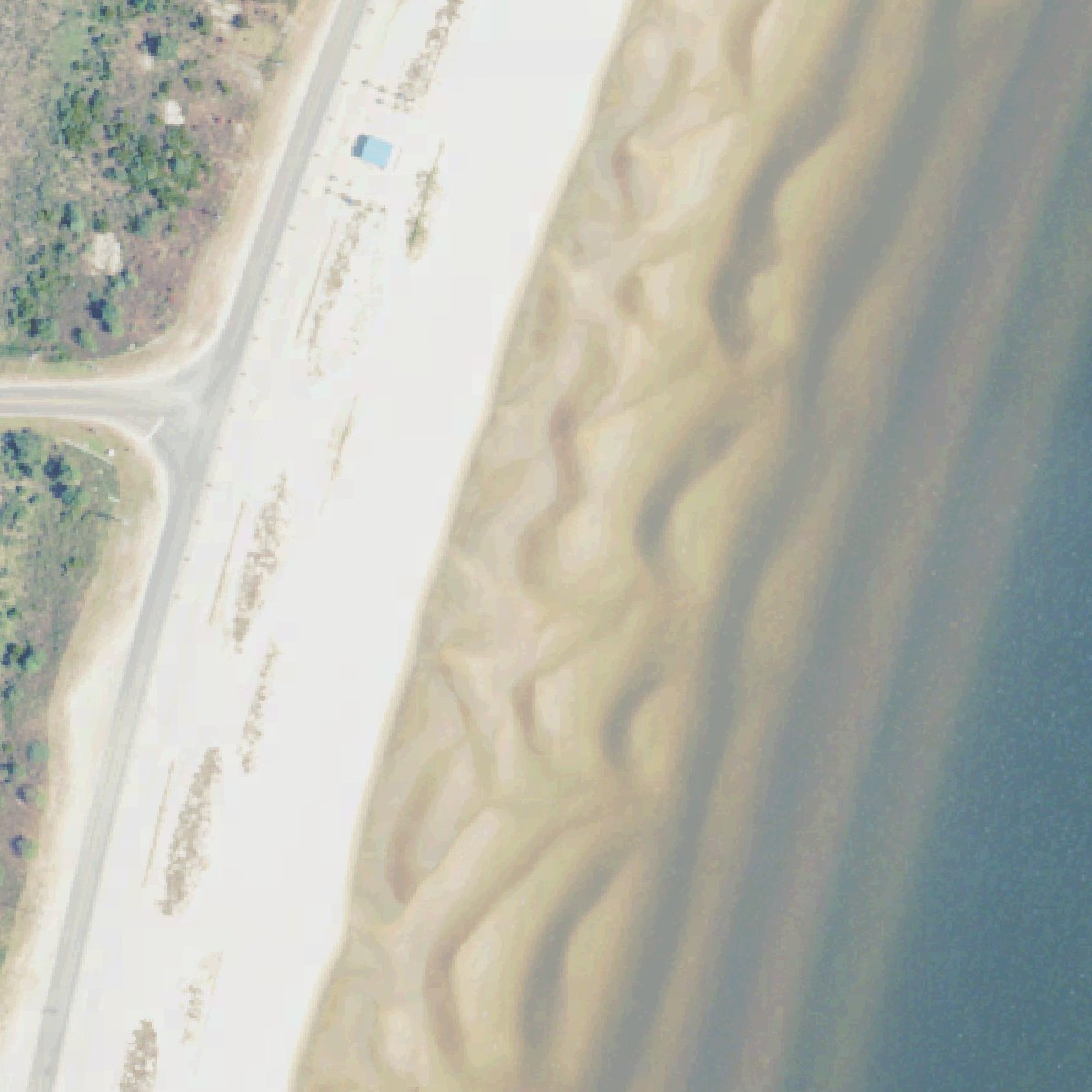 Aerial map of Lakeshore Beach