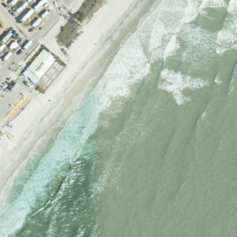 Aerial map of Lakewood Beach