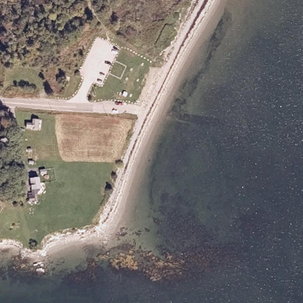 Aerial map of Lamoine Beach Park