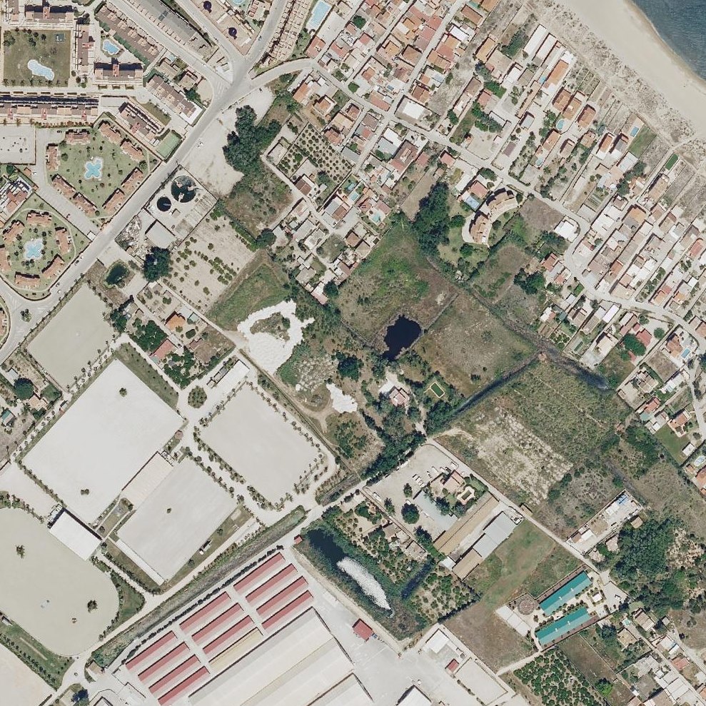Aerial map of Las Dunas Oliva