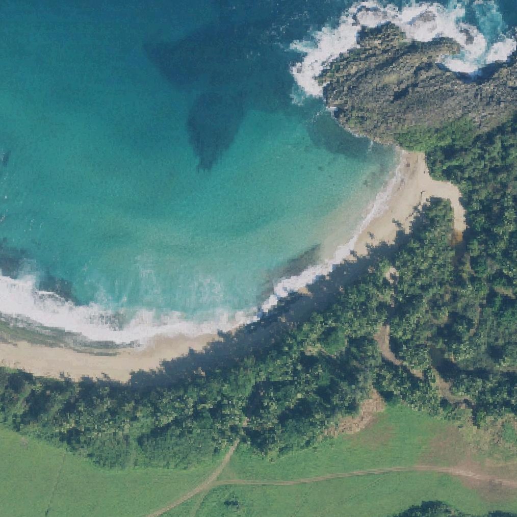 Aerial map of Las Palmas Beach