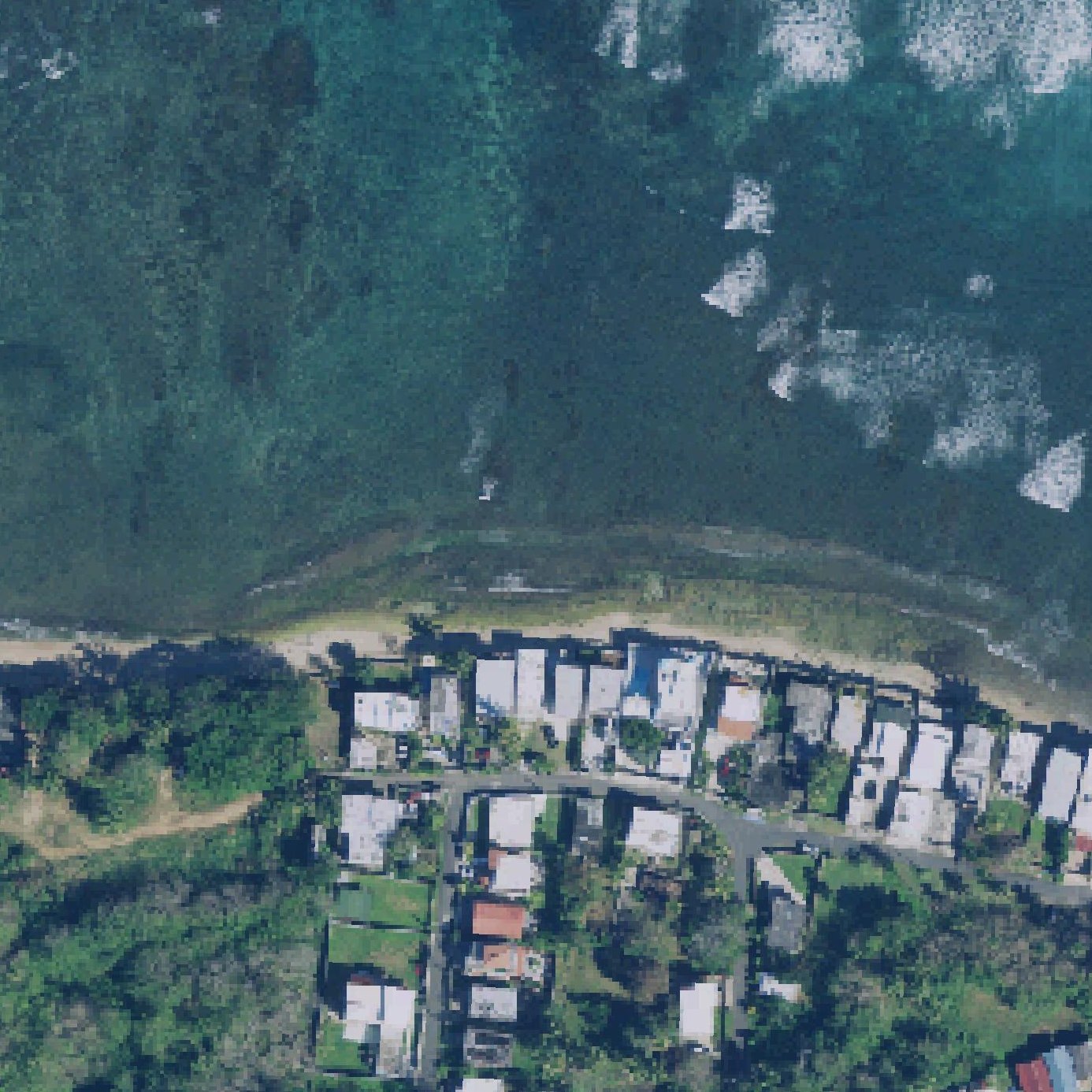 Aerial map of Las Positas Del Lido