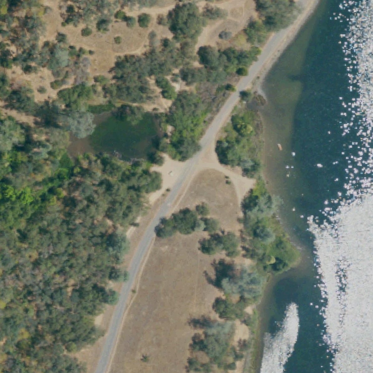 Aerial map of Laurel Beach