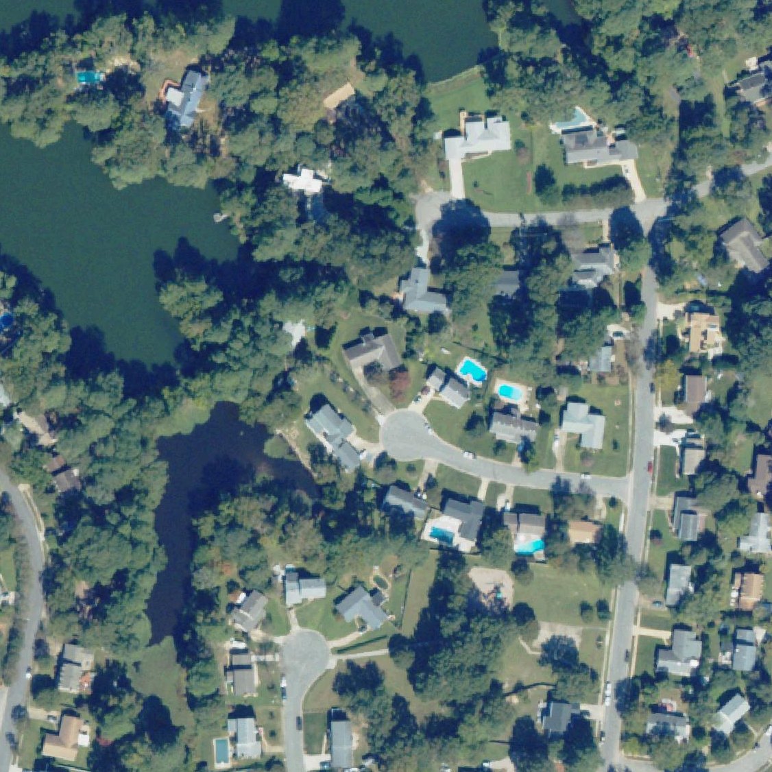 Aerial map of Laurel Cove Park