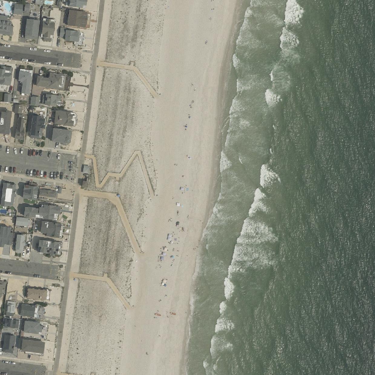 Aerial map of Lavallette Beach
