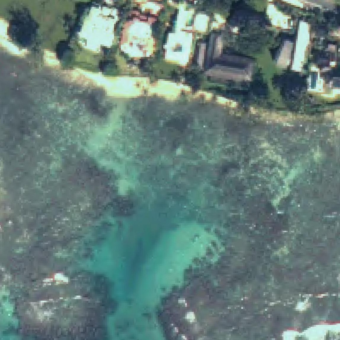 Aerial map of Lē'ahi Beach