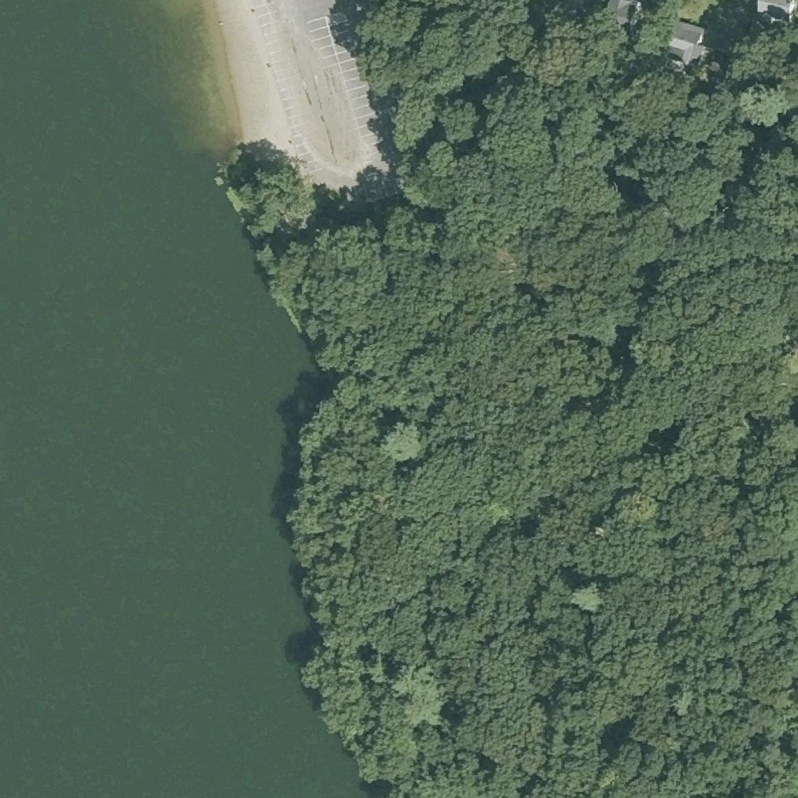 Aerial map of Learned Park & Beach