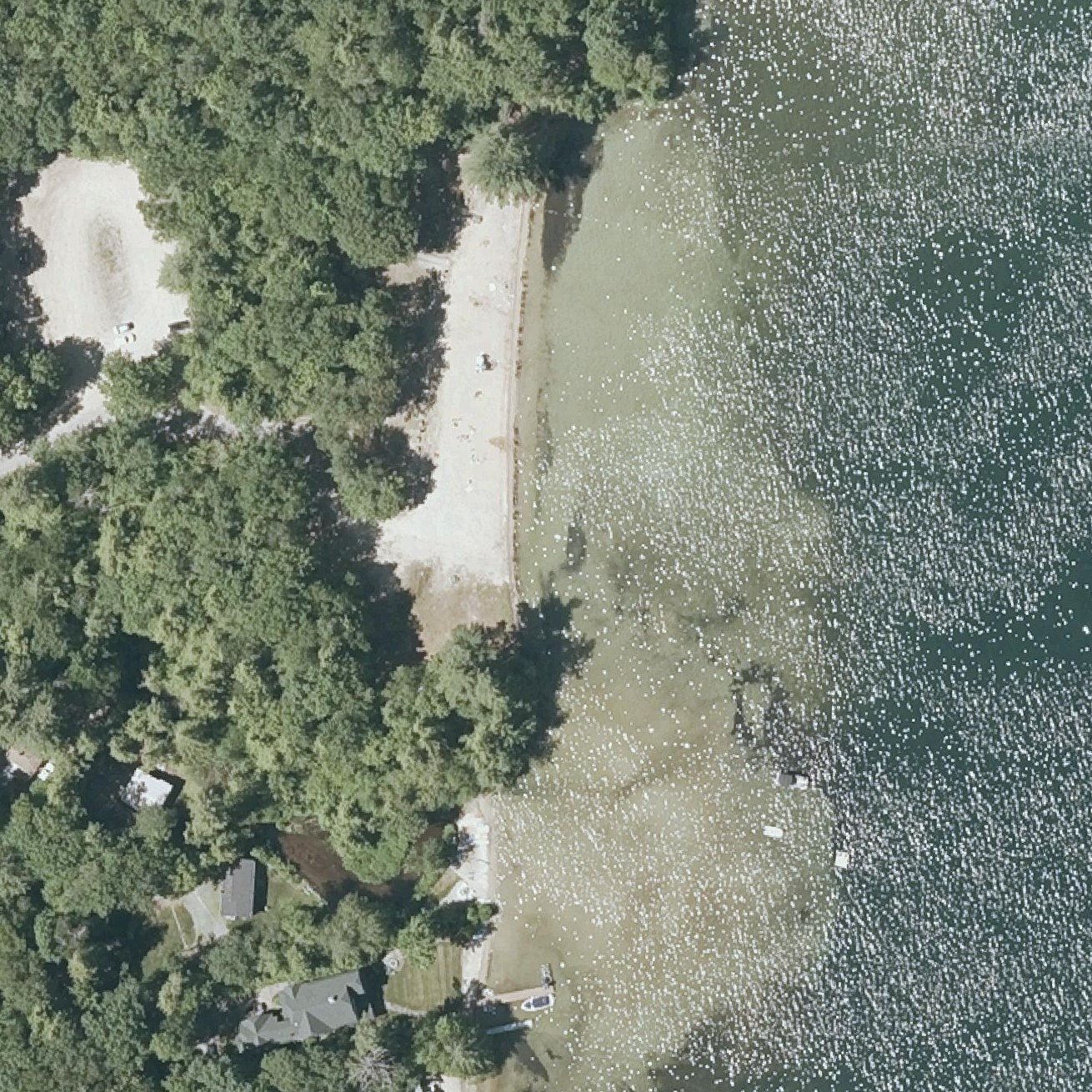 Aerial map of Leavit Beach