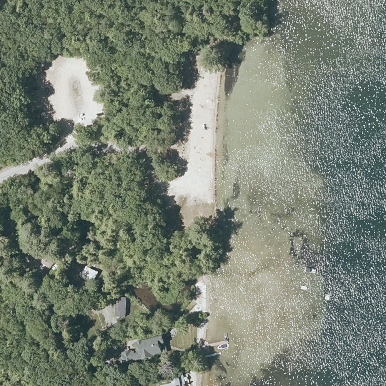 Aerial map of Leavitt Park/Beach Meredith