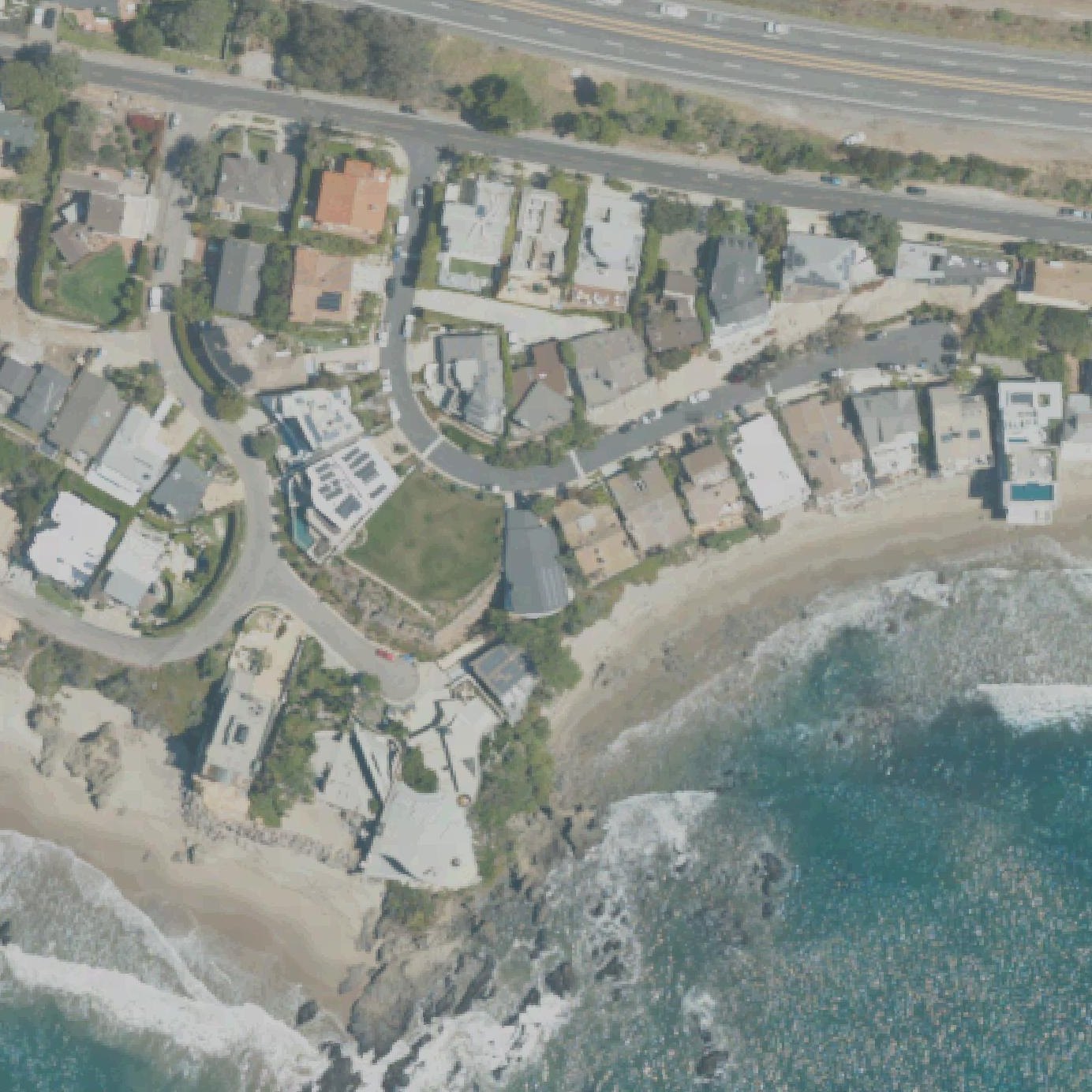 Aerial map of Lechuza Beach Access (at East Sea Level Dr.)