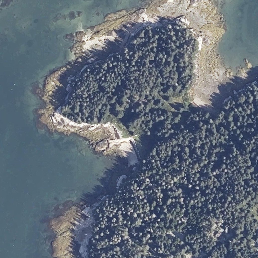 Aerial map of Ledge Beach
