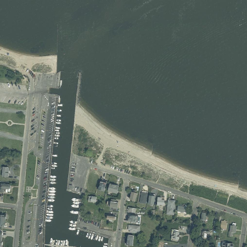Aerial map of Leonardo Beach