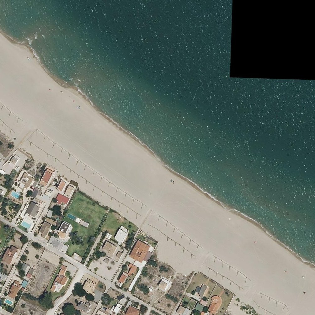 Aerial map of Les Deveses