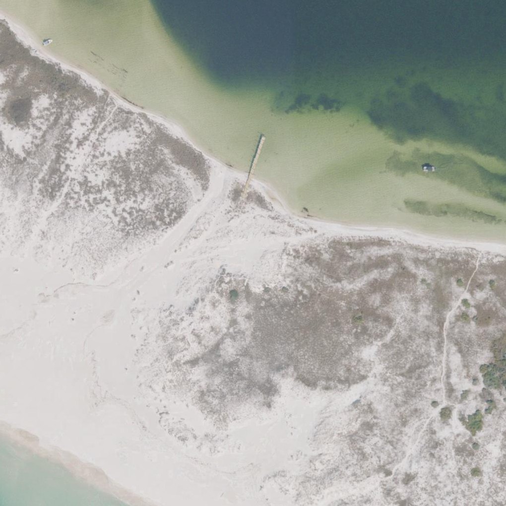 Aerial map of Leverton Cove