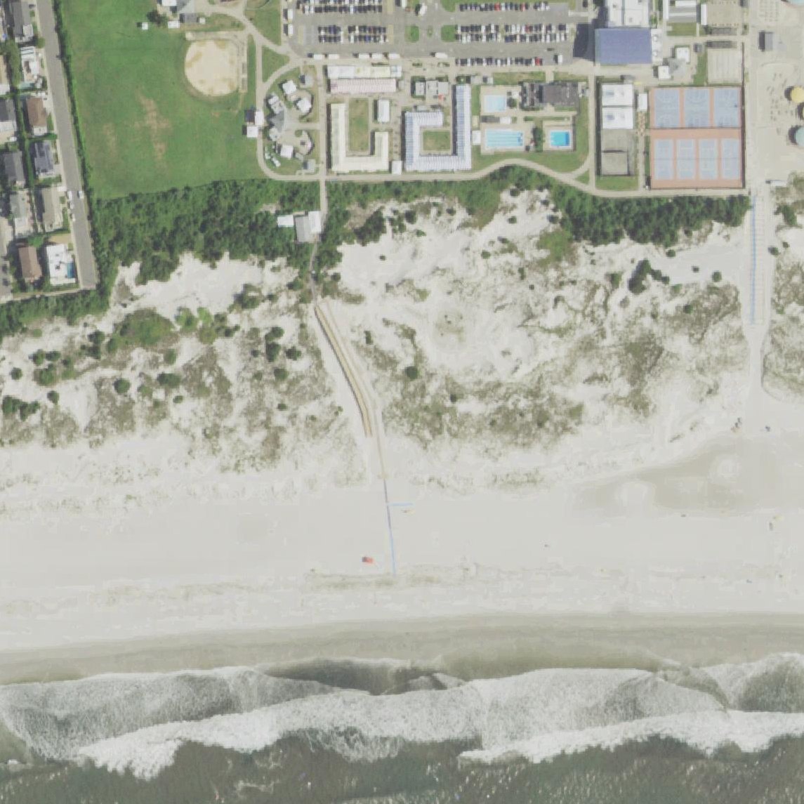 Aerial map of Lido Beach