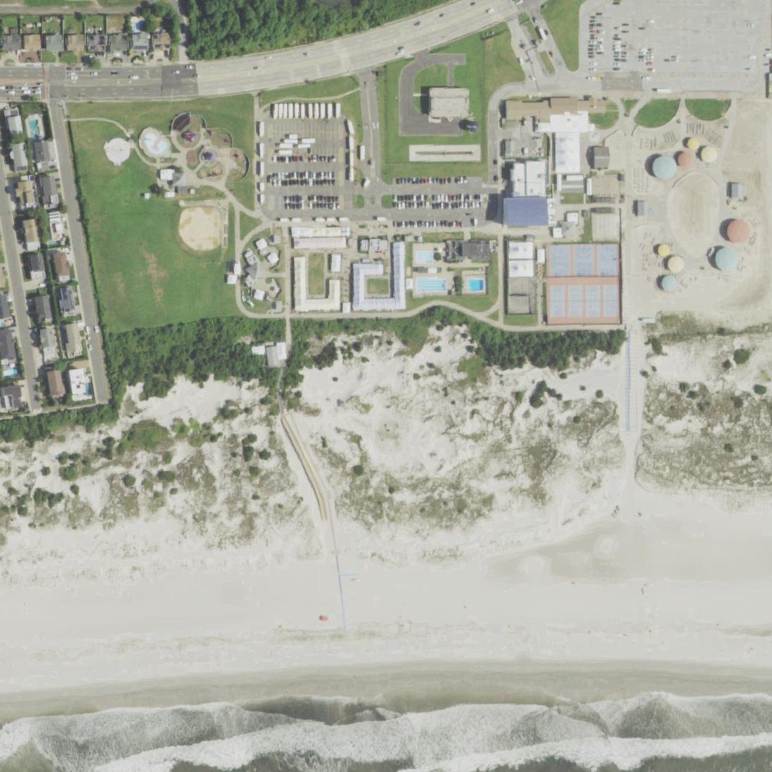Aerial map of Lido Beach Town Park