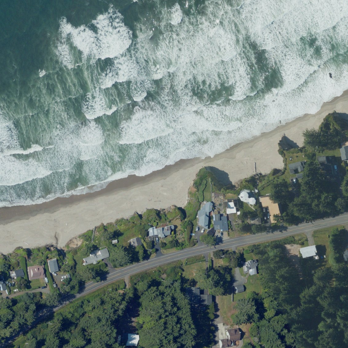 Aerial map of Lighthouse Beach