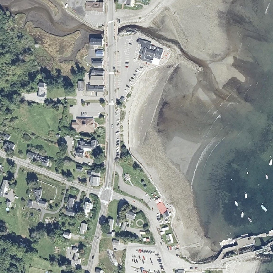 Aerial map of Lincolnville Beach