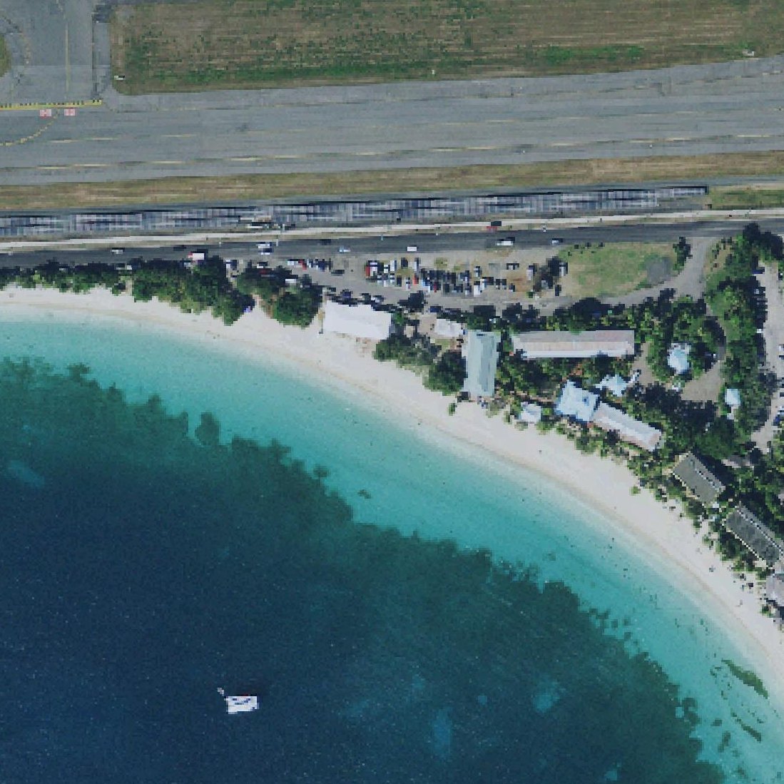 Aerial map of Lindbergh Bay Beach