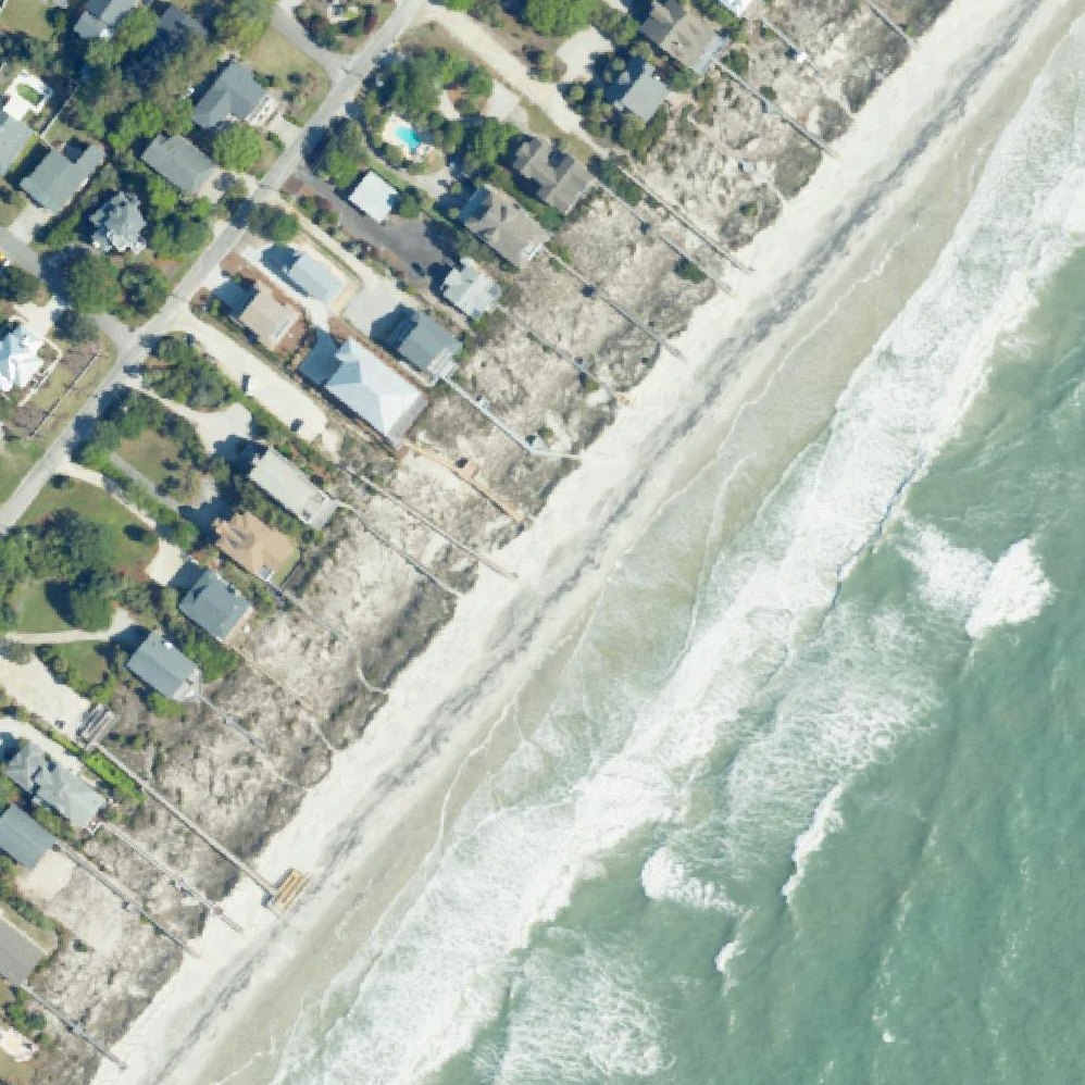 Aerial map of Litchfield public beach access
