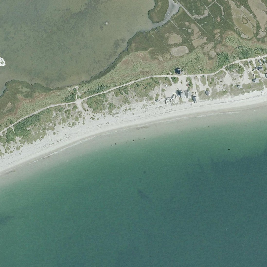 Aerial map of Little Beach