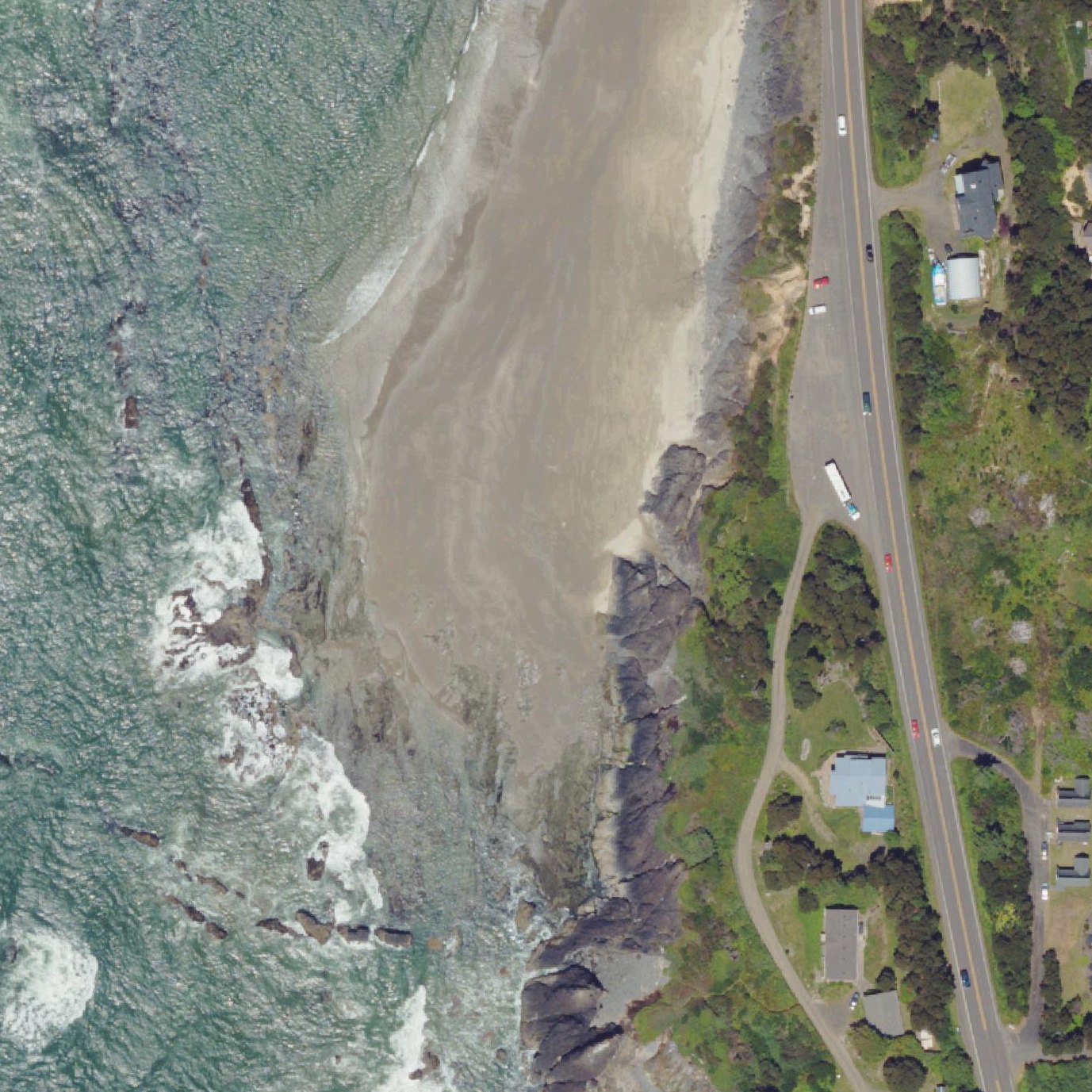 Aerial map of Little Creek Cove Scenic Point