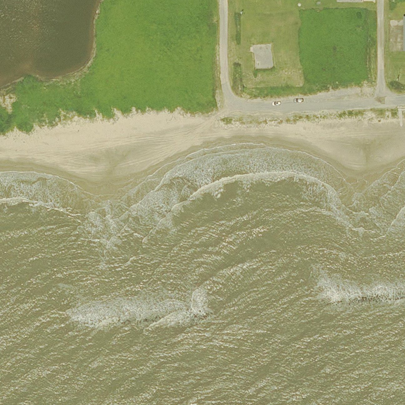 Aerial map of Little Florida Beach. Johnson Bayou, La