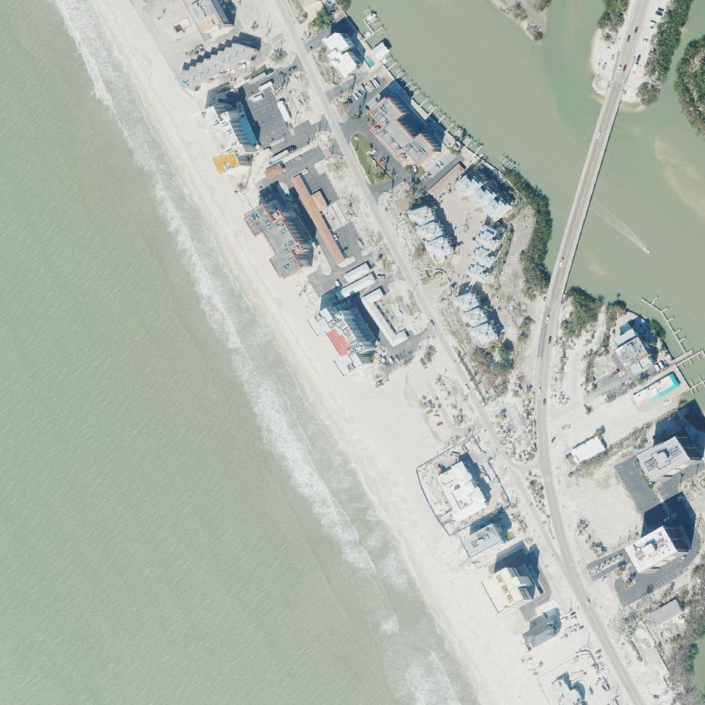 Aerial map of Little Hickory Beach