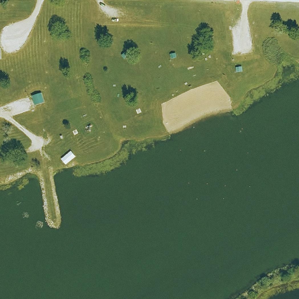 Aerial map of Little River Beach