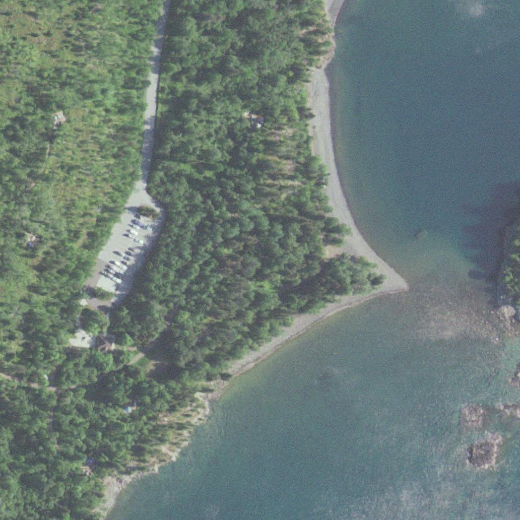 Aerial map of Little Two Harbors/Split rock
