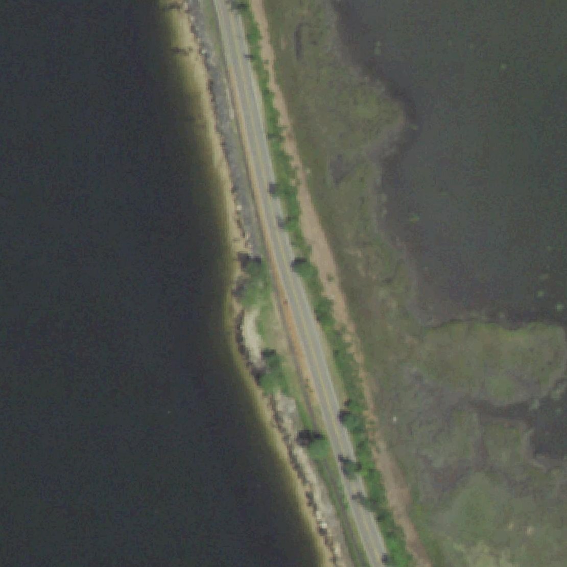 Aerial map of Lloyd Beach