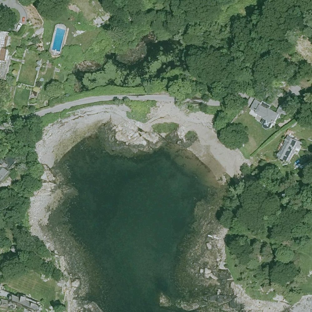 Aerial map of Lobster Cove Beach