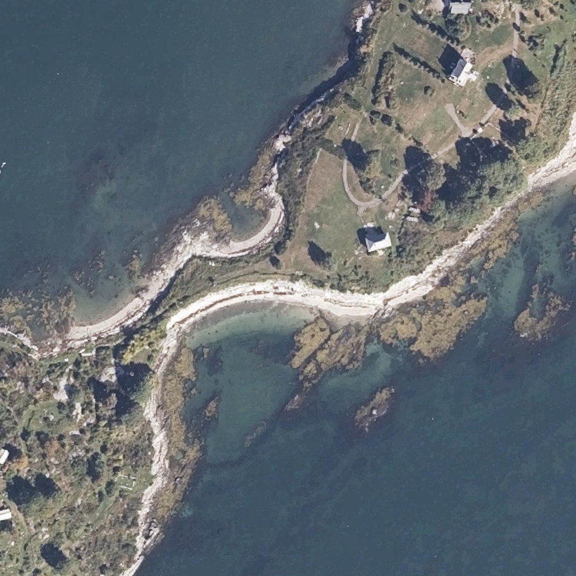 Aerial map of Lobster Pound Beach