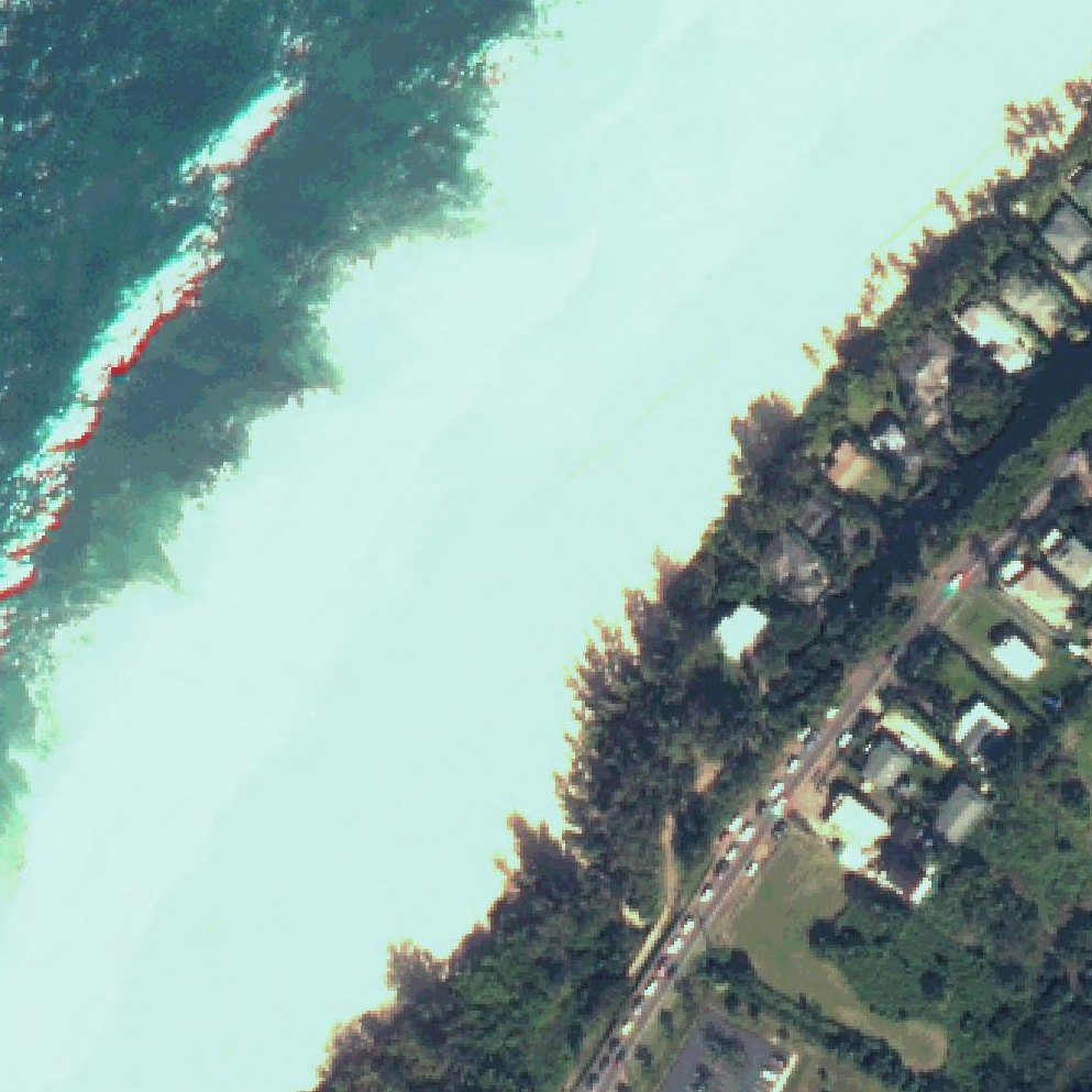 Aerial map of Log Cabins