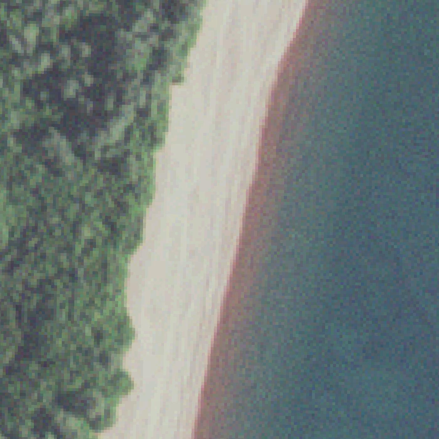 Aerial map of Lona's Beach