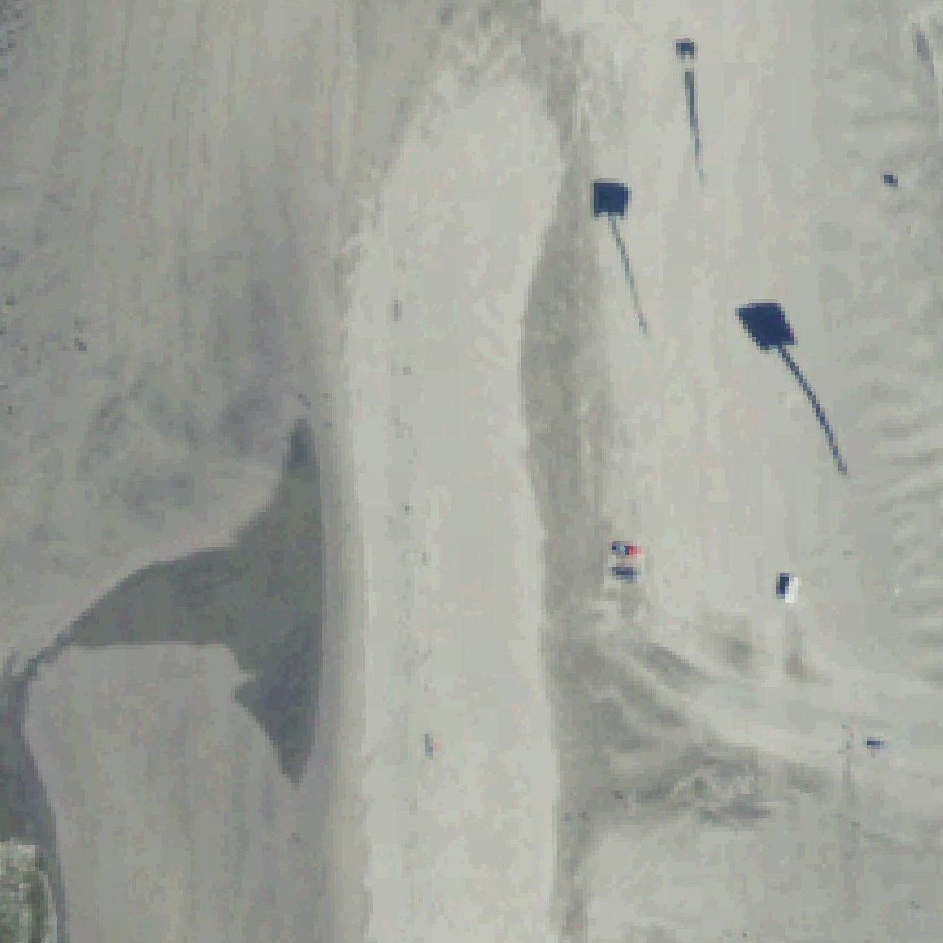 Aerial map of Long Beach Beach