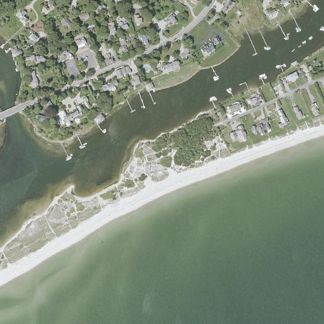 Aerial map of Long Beach