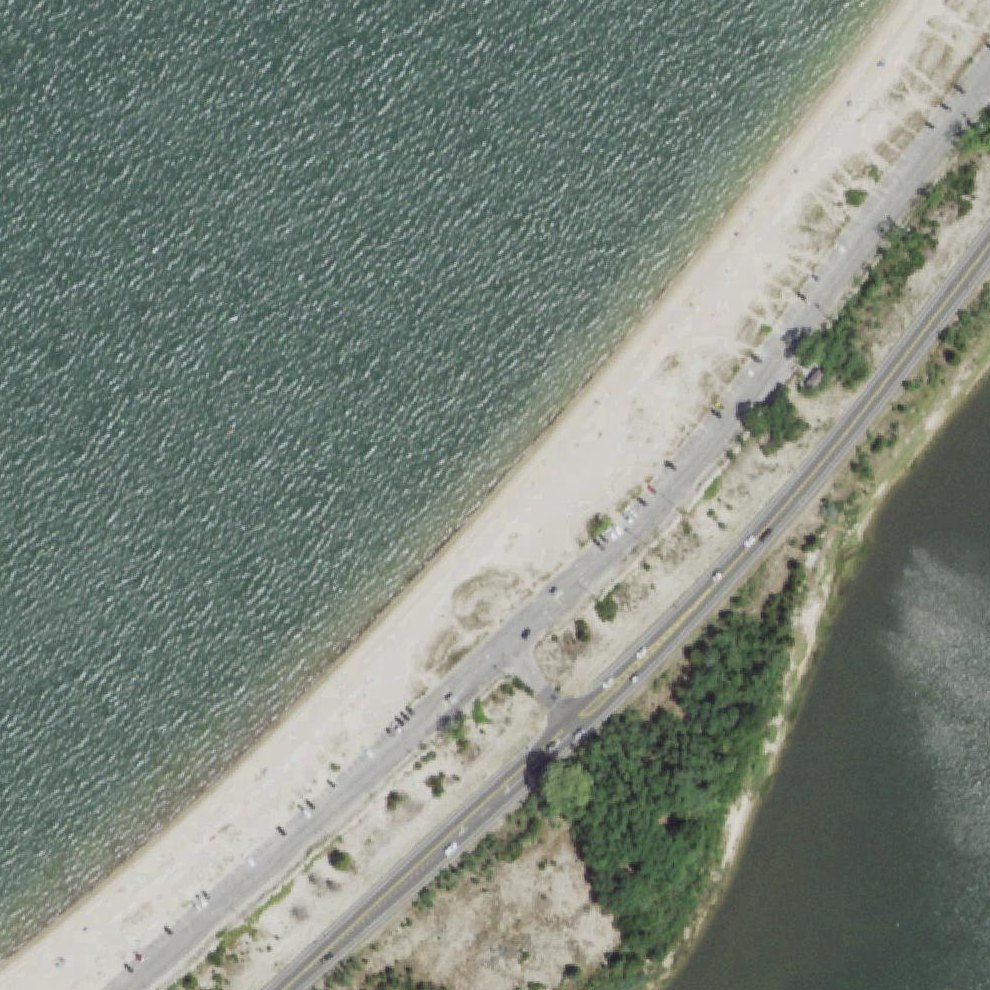 Aerial map of Long Beach