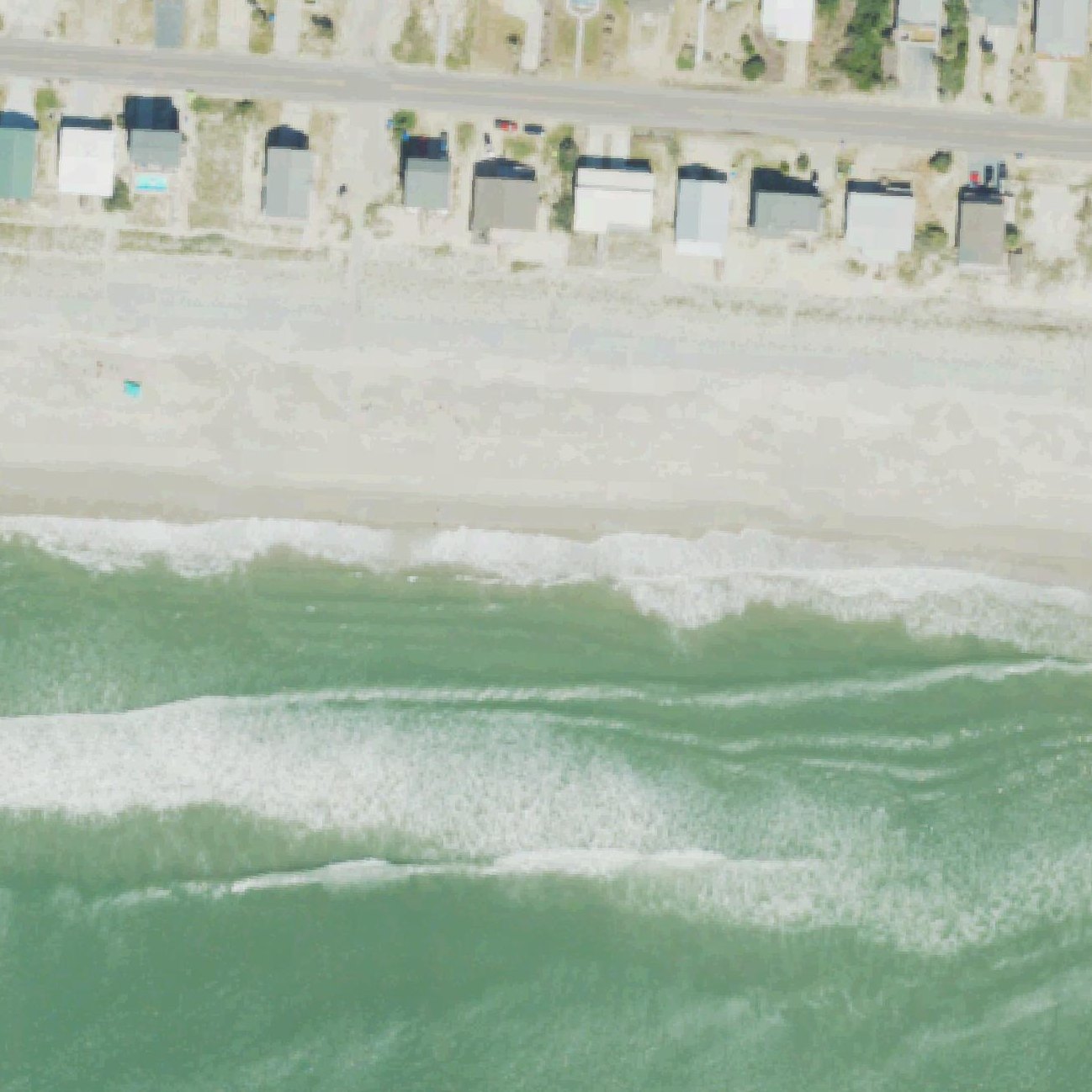 Aerial map of Long Beach
