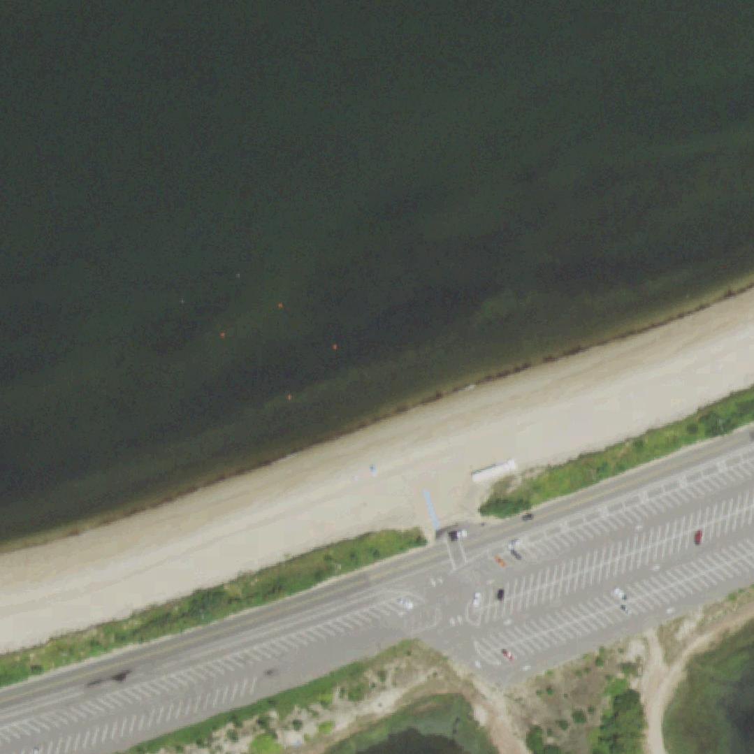Aerial map of Long Beach