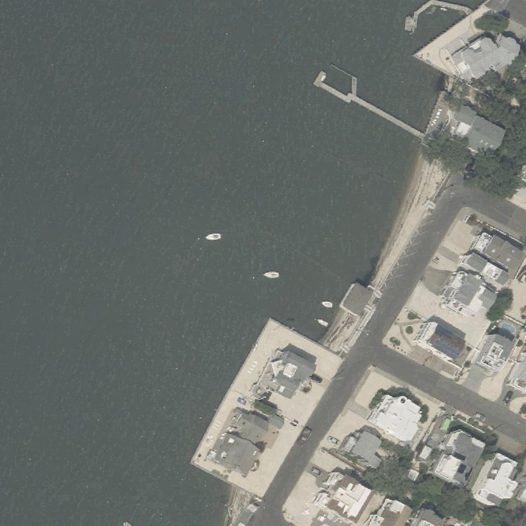 Aerial map of Long Beach Township Bay Beach