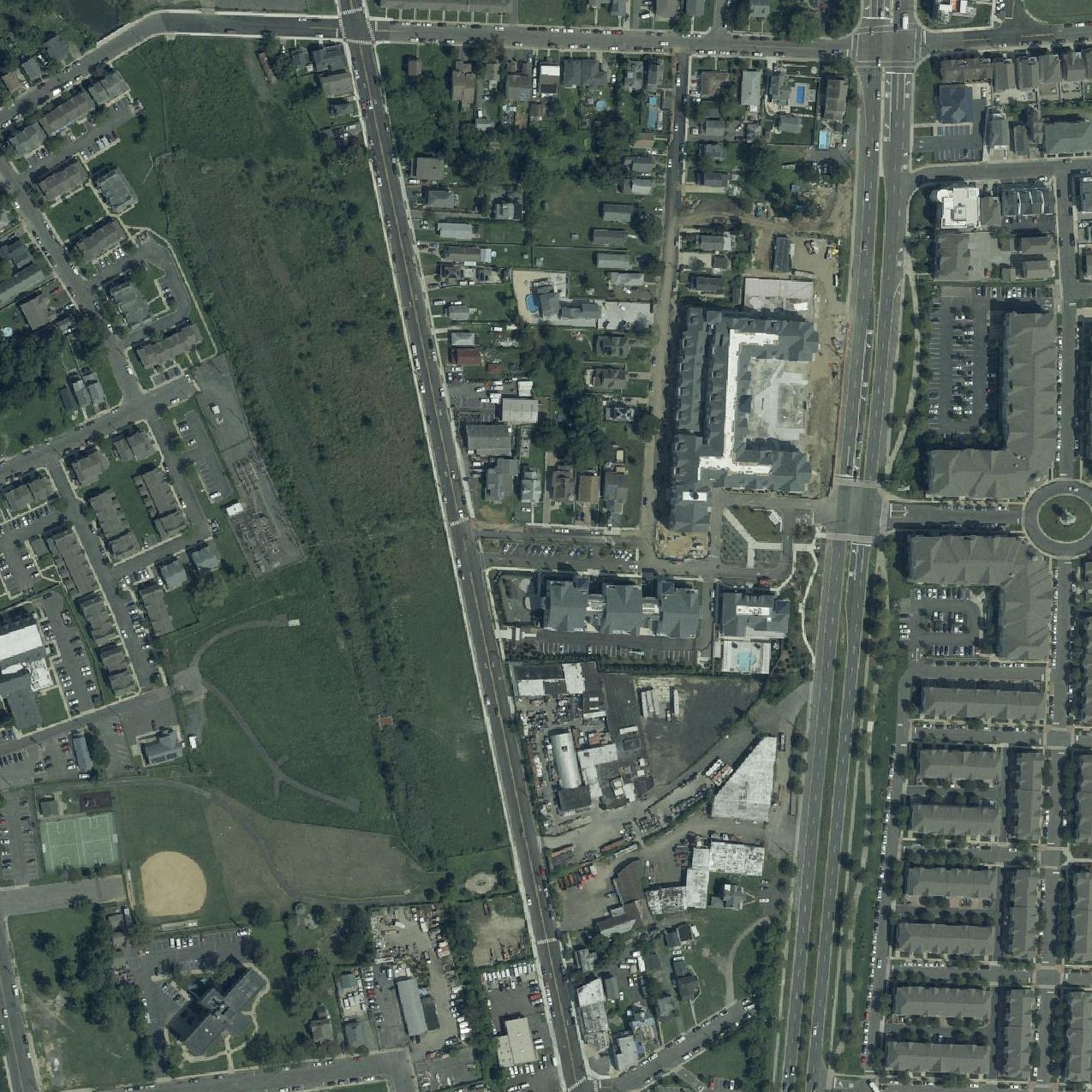 Aerial map of Long Branch Beach