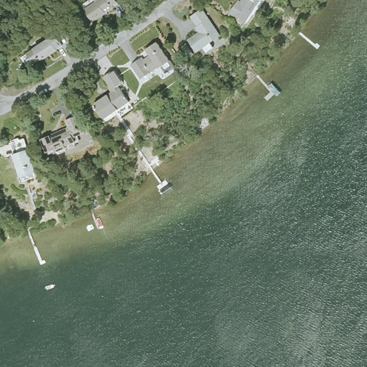 Aerial map of Long Pond