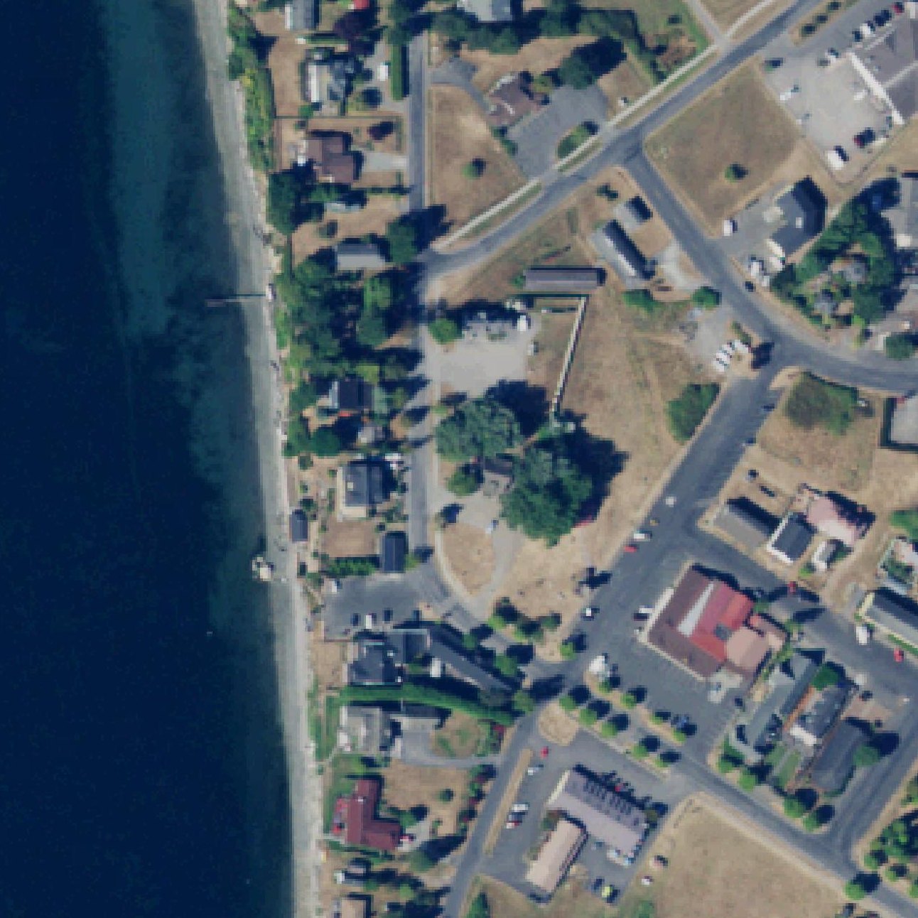 Aerial map of Lopez Village Beach